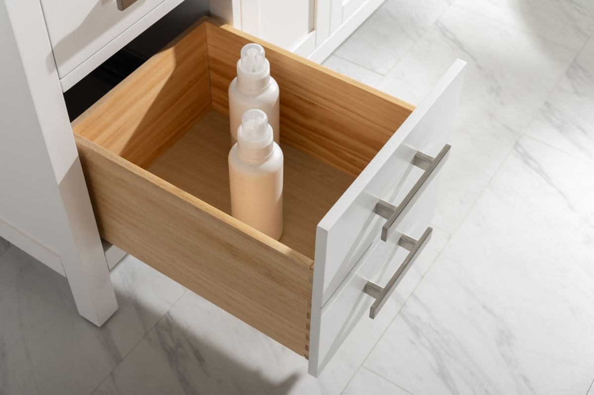 Valentino 54" Single Vanity in White