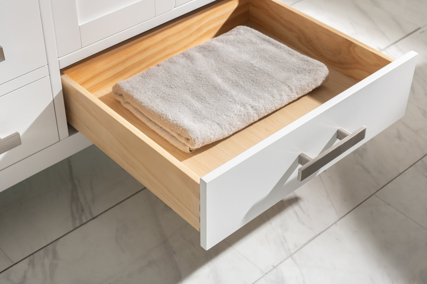 Valentino 60" Double Vanity in White