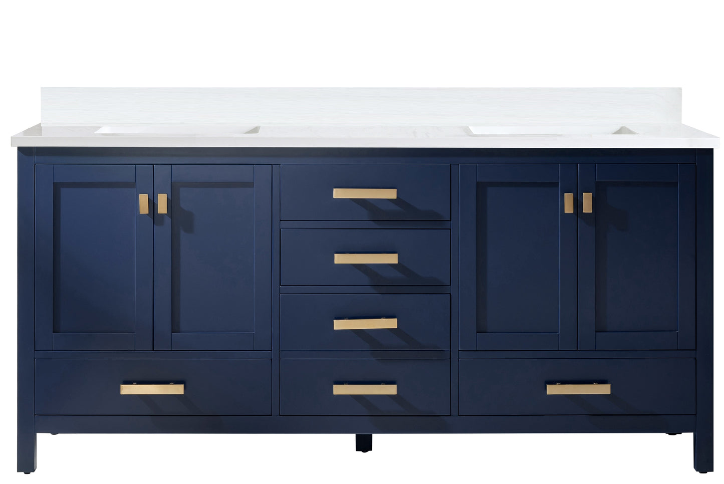 Valentino 72" Double Vanity in Blue