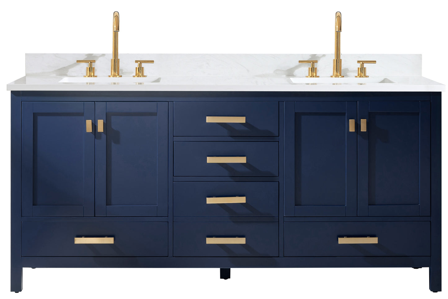 Valentino 72" Double Vanity in Blue