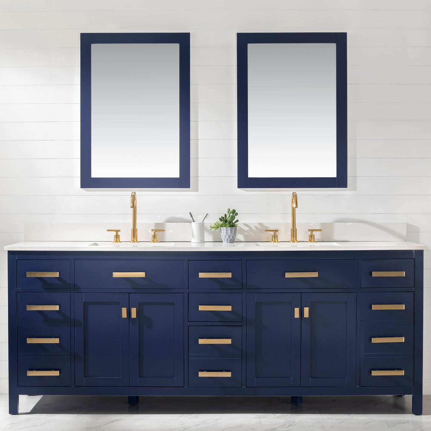 Valentino 84" Double Vanity in Blue