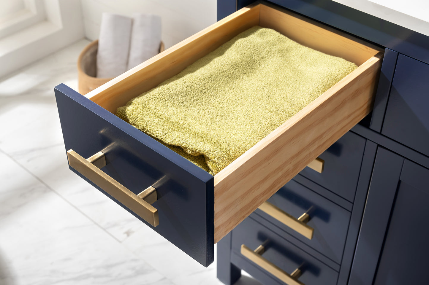 Valentino 84" Double Vanity in Blue