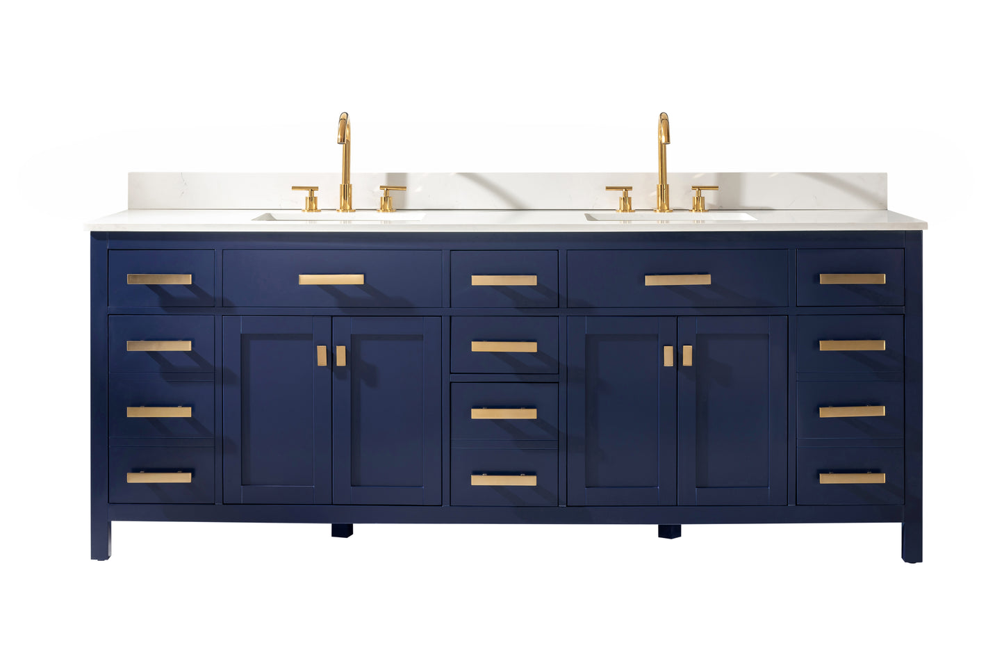 Valentino 84" Double Vanity in Blue