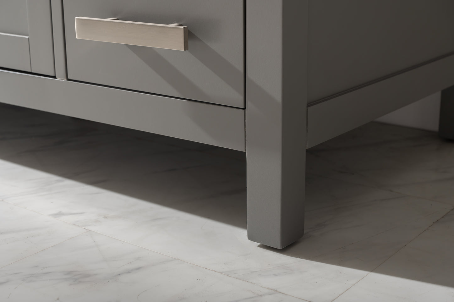 Valentino 84" Double Vanity in Gray