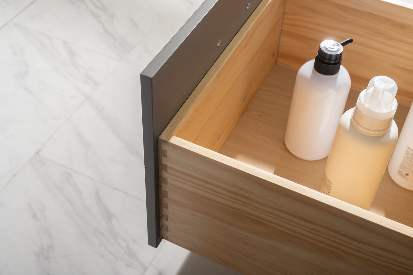 Valentino 84" Double Vanity in Gray