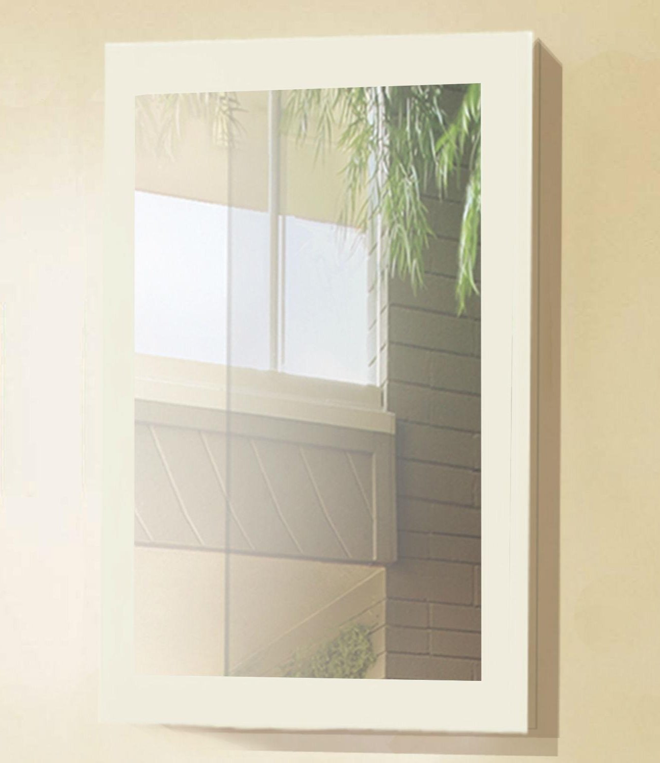 20" WHITE MIRROR