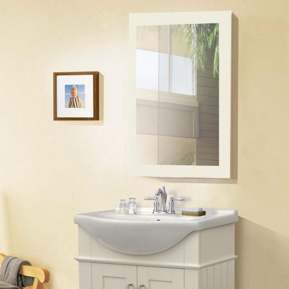 20" WHITE MIRROR