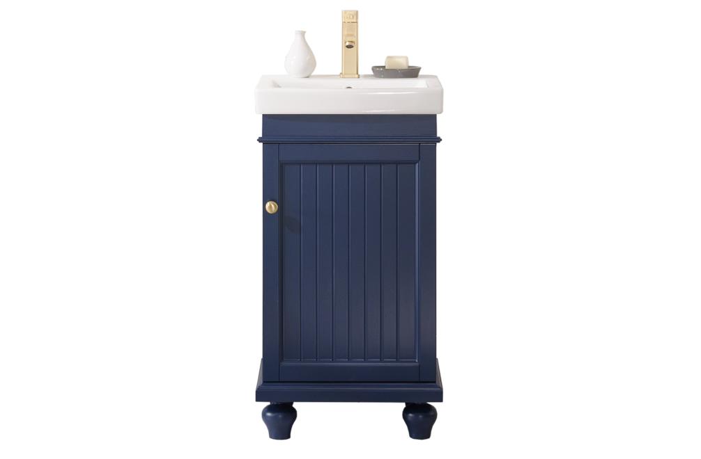 18" BLUE SINK VANITY