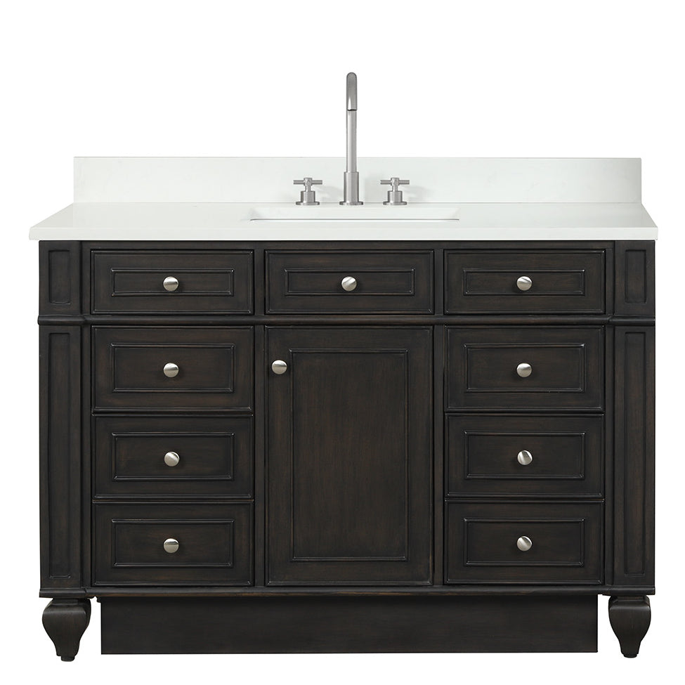 Winston 48" Single Vanity in Walnut