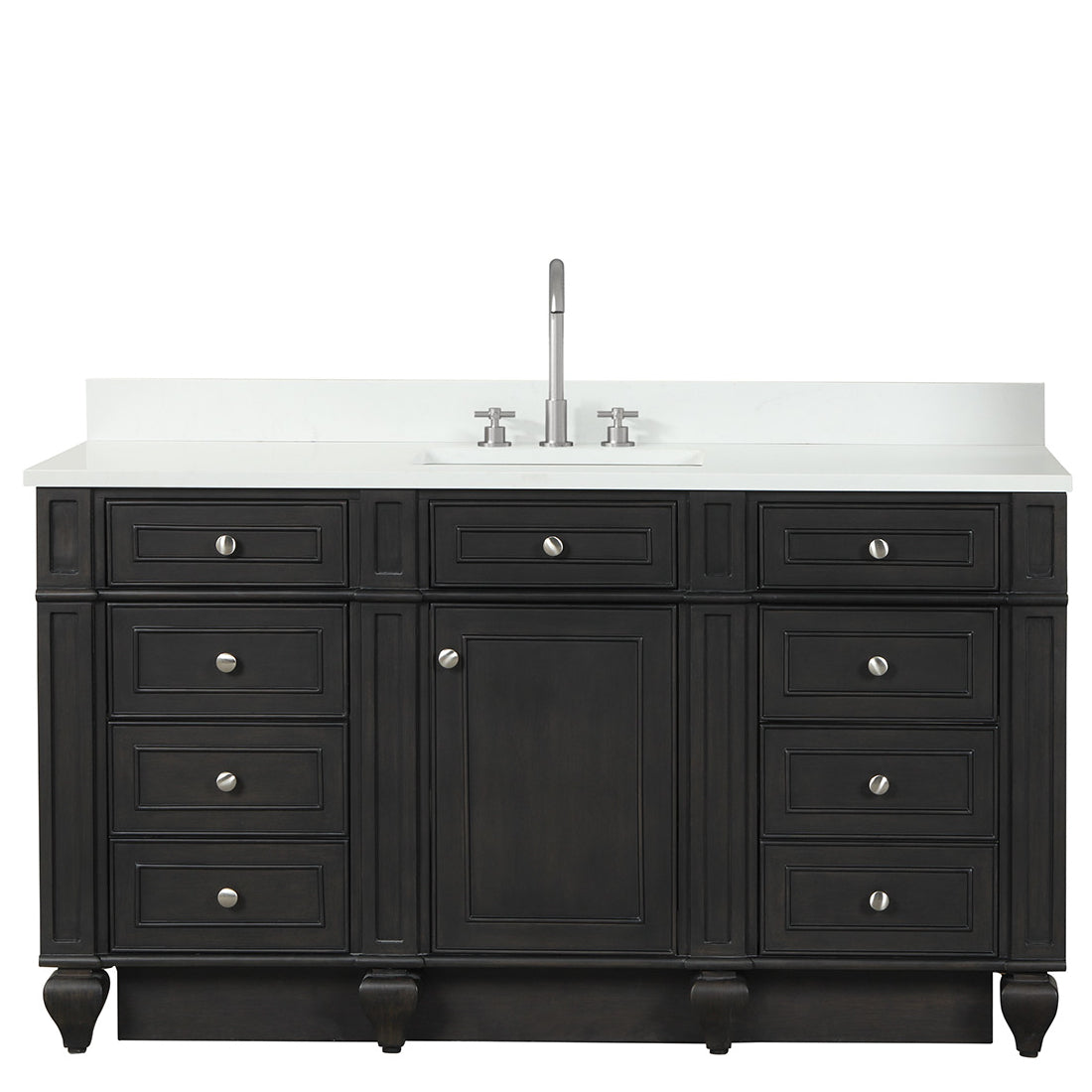 Winston 60" Single Vanity in Brown