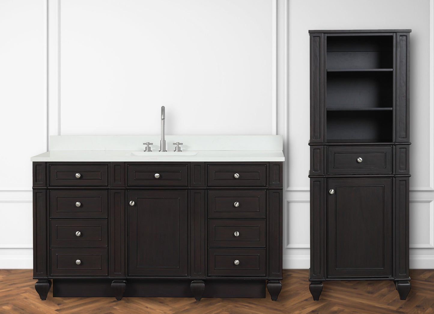 Winston 60" Single Vanity in Espresso