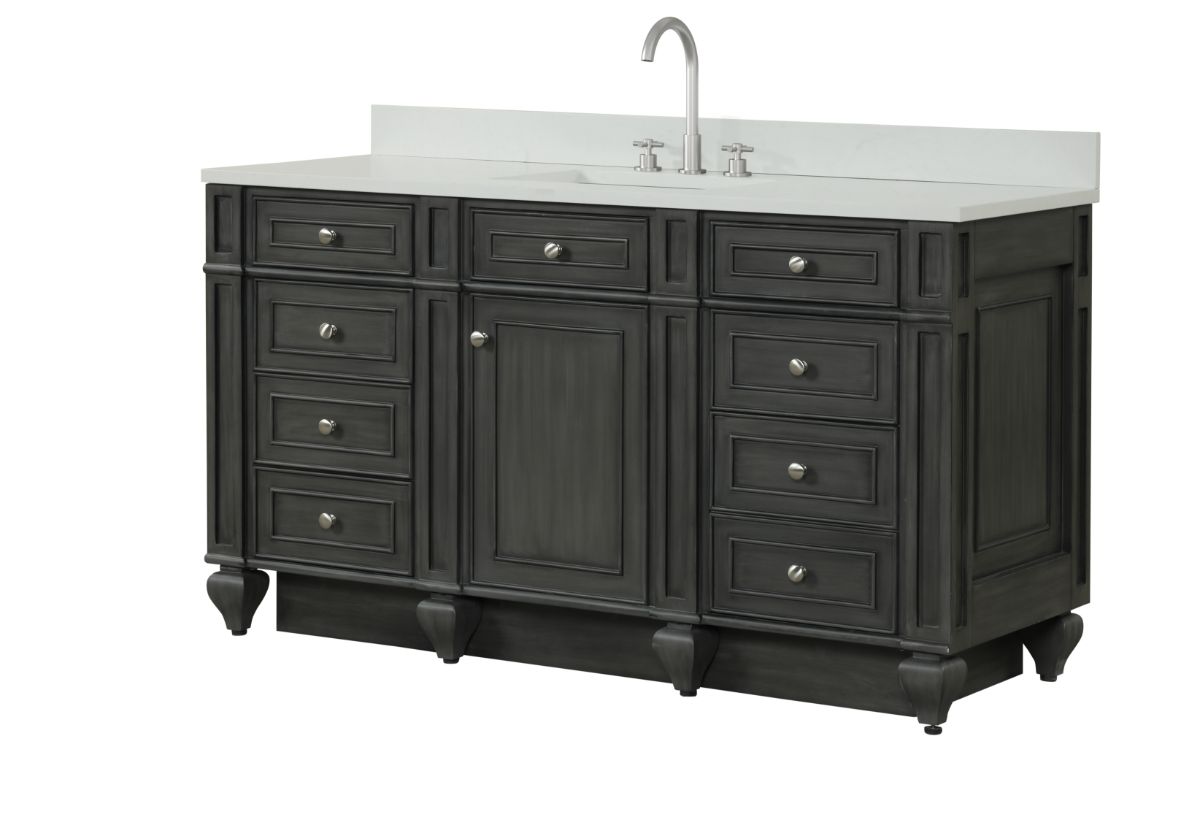 Winston 60" Single Vanity in Gray