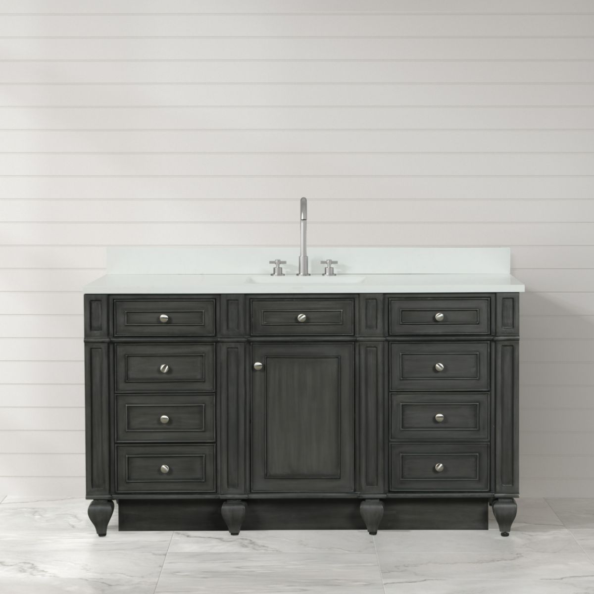 Winston 60" Single Vanity in Gray