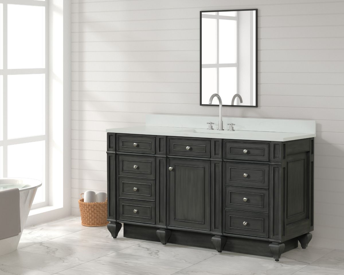 Winston 60" Single Vanity in Gray
