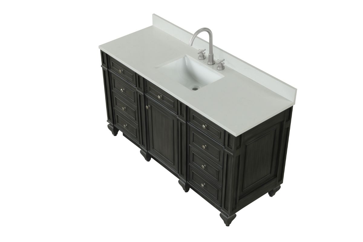 Winston 60" Single Vanity in Gray