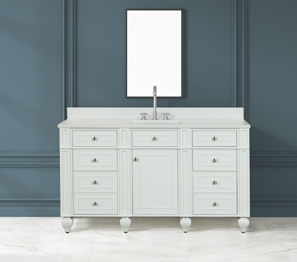 Winston 60" Single Vanity in White