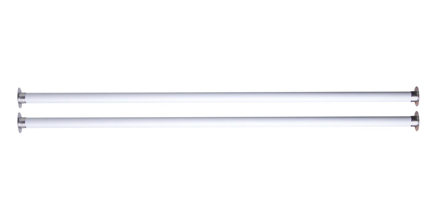 Undermount Farm Sink Installation Kit 36" White Metal Rods