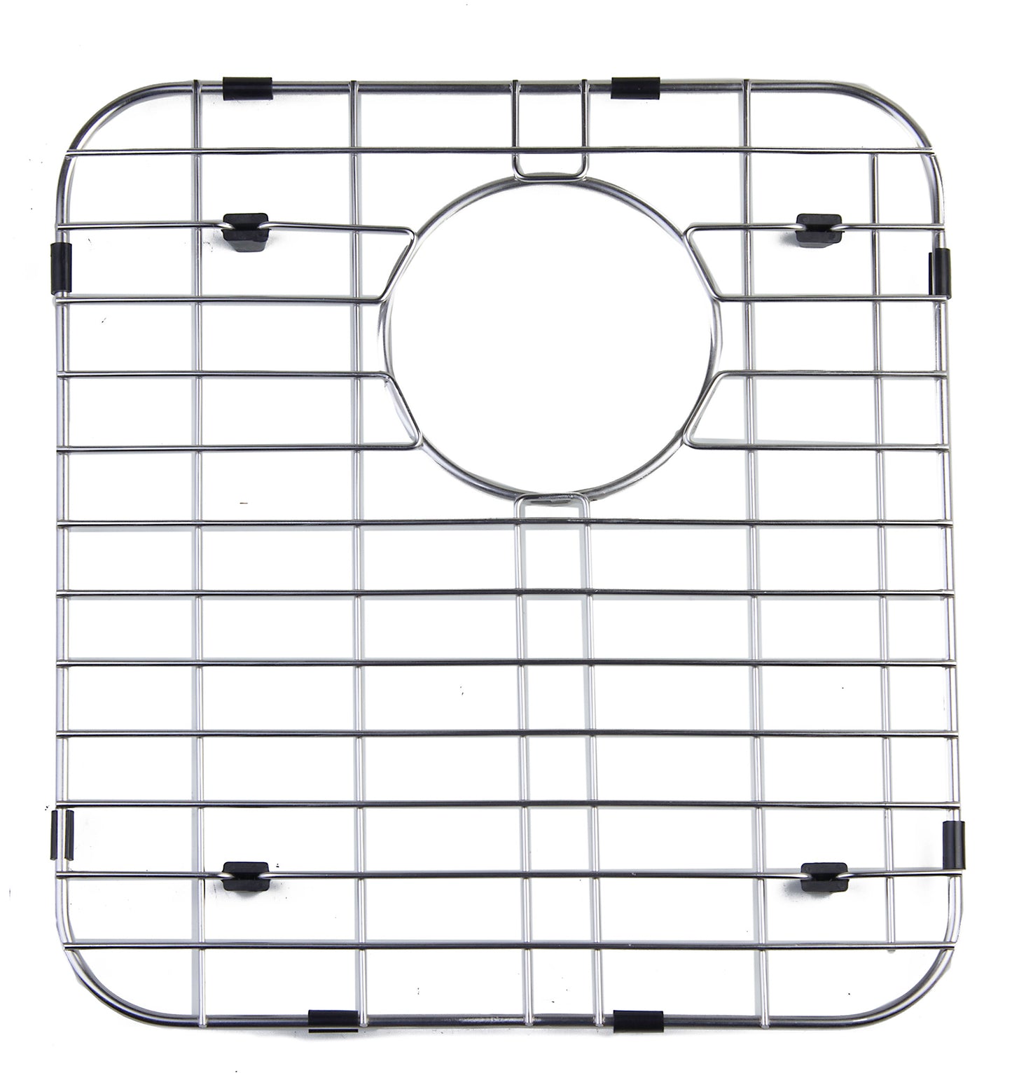 Left Side Solid Stainless Steel Kitchen Sink Grid