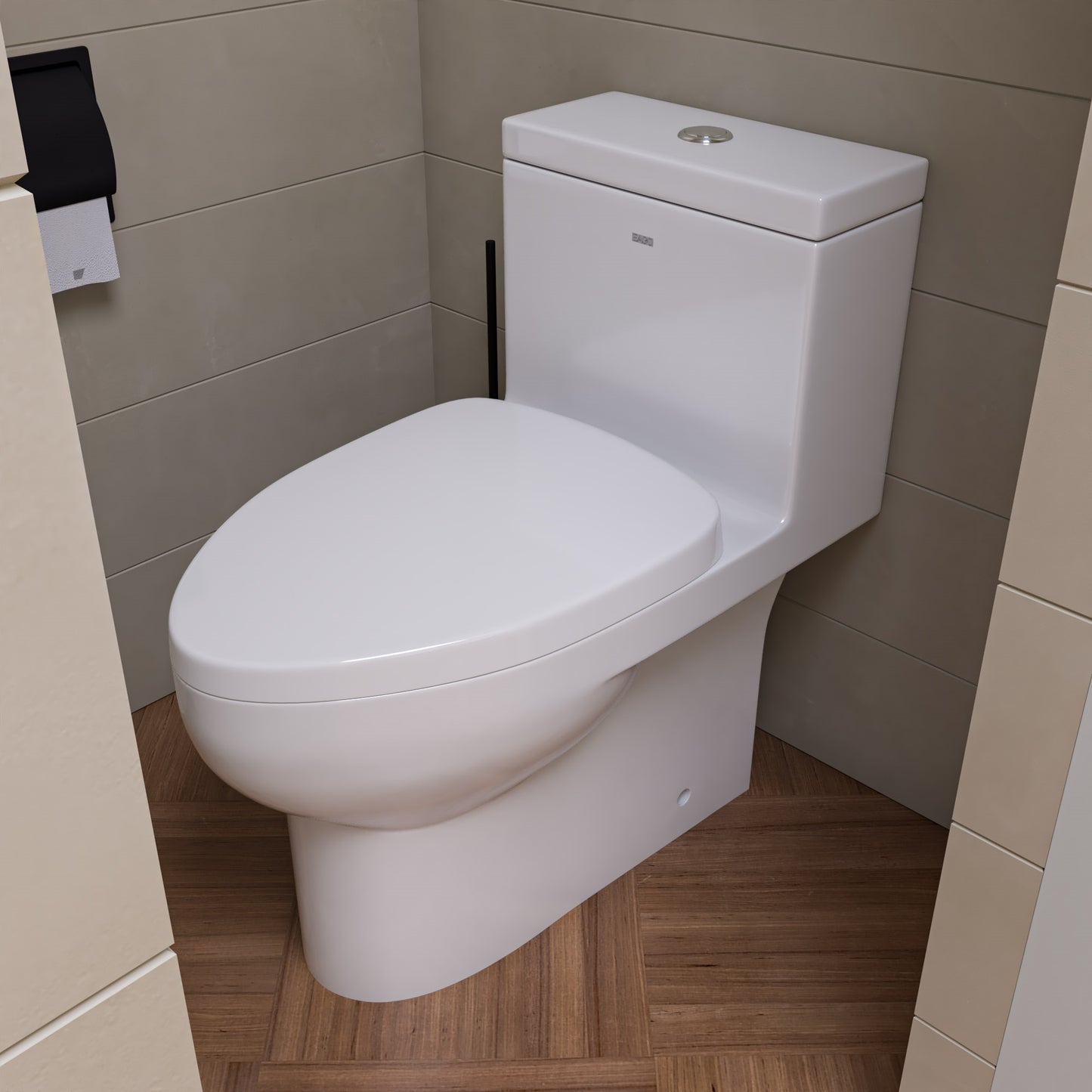 DUAL FLUSH ONE PIECE HIGH EFFICIENCY LOW FLUSH CERAMIC TOILET