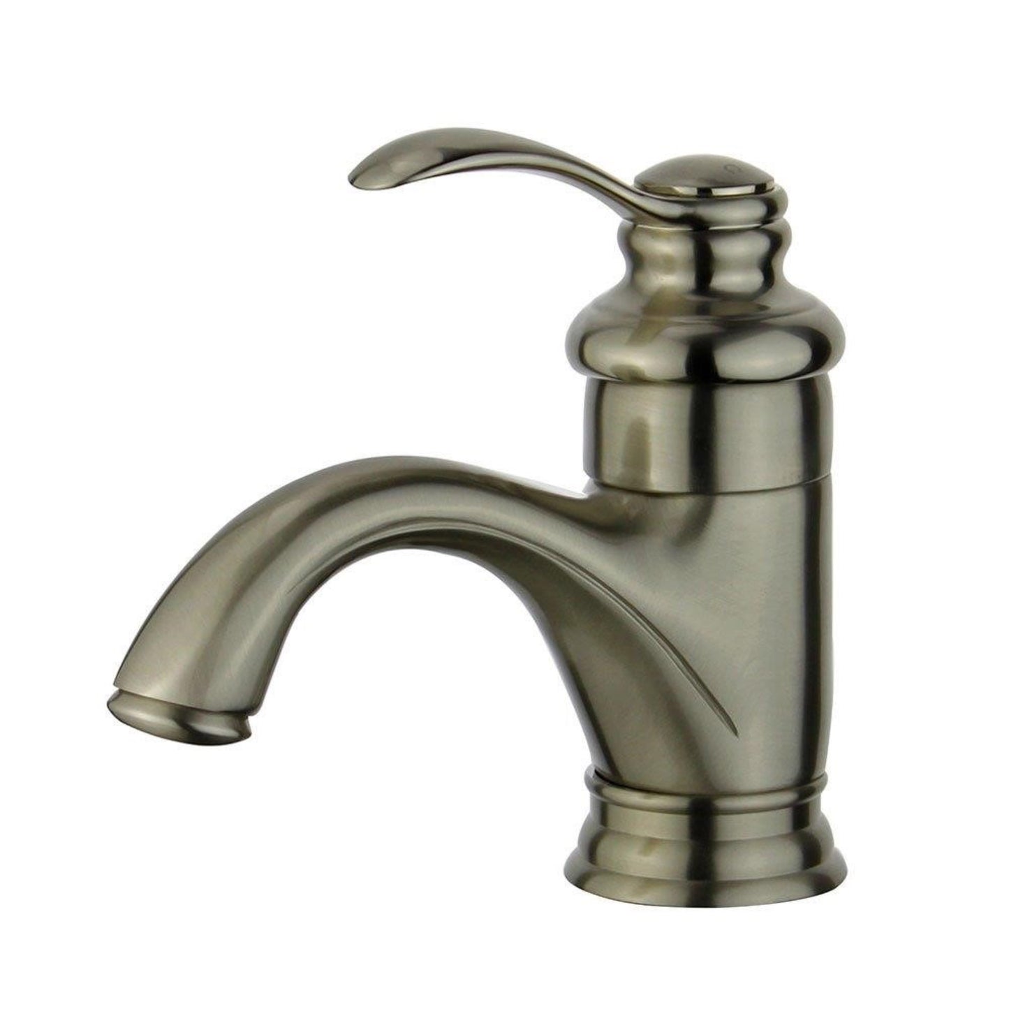Barcelona Single Handle Bathroom Vanity Faucet in Brushed Nickel