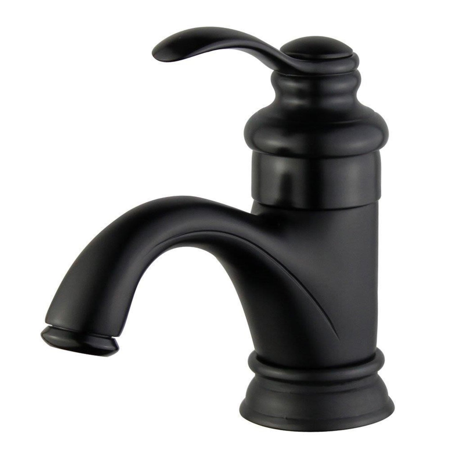 Barcelona Single Handle Bathroom Vanity Faucet in Black