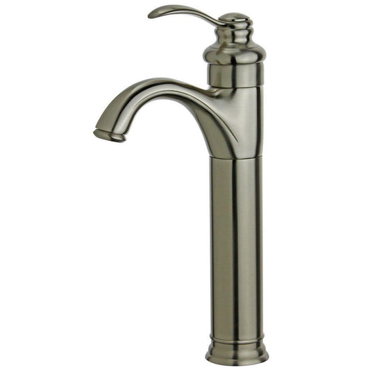 Madrid Single Handle Bathroom Vanity Faucet in Brushed Nickel