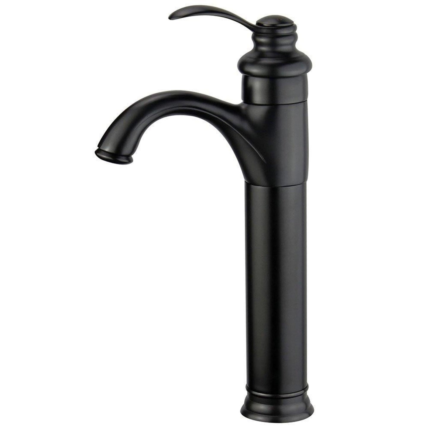 Madrid Single Handle Bathroom Vanity Faucet in Black