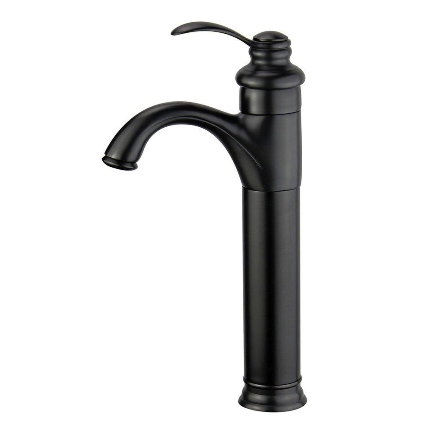 Madrid Single Handle Bathroom Vanity Faucet in Black
