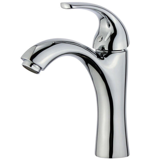 Seville Single Handle Bathroom Vanity Faucet in Polished Chrome