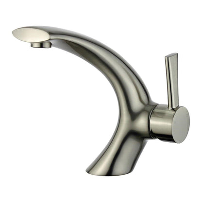 Bilbao Single Handle Bathroom Vanity Faucet in Brushed Nickel