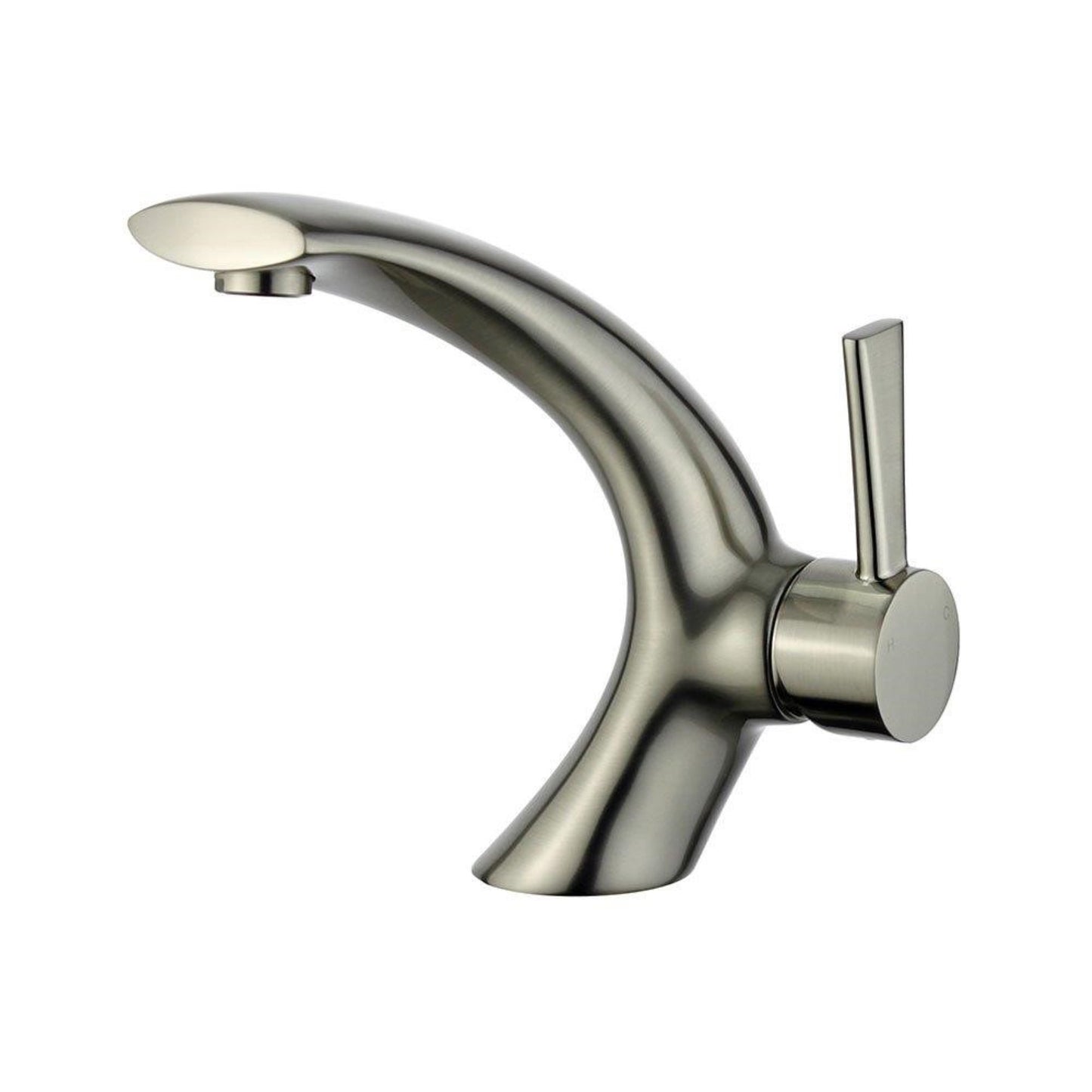 Bilbao Single Handle Bathroom Vanity Faucet in Brushed Nickel