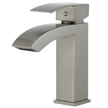 Cordoba Single Handle Bathroom Vanity Faucet in Brushed Nickel