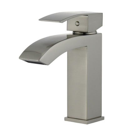 Cordoba Single Handle Bathroom Vanity Faucet in Brushed Nickel