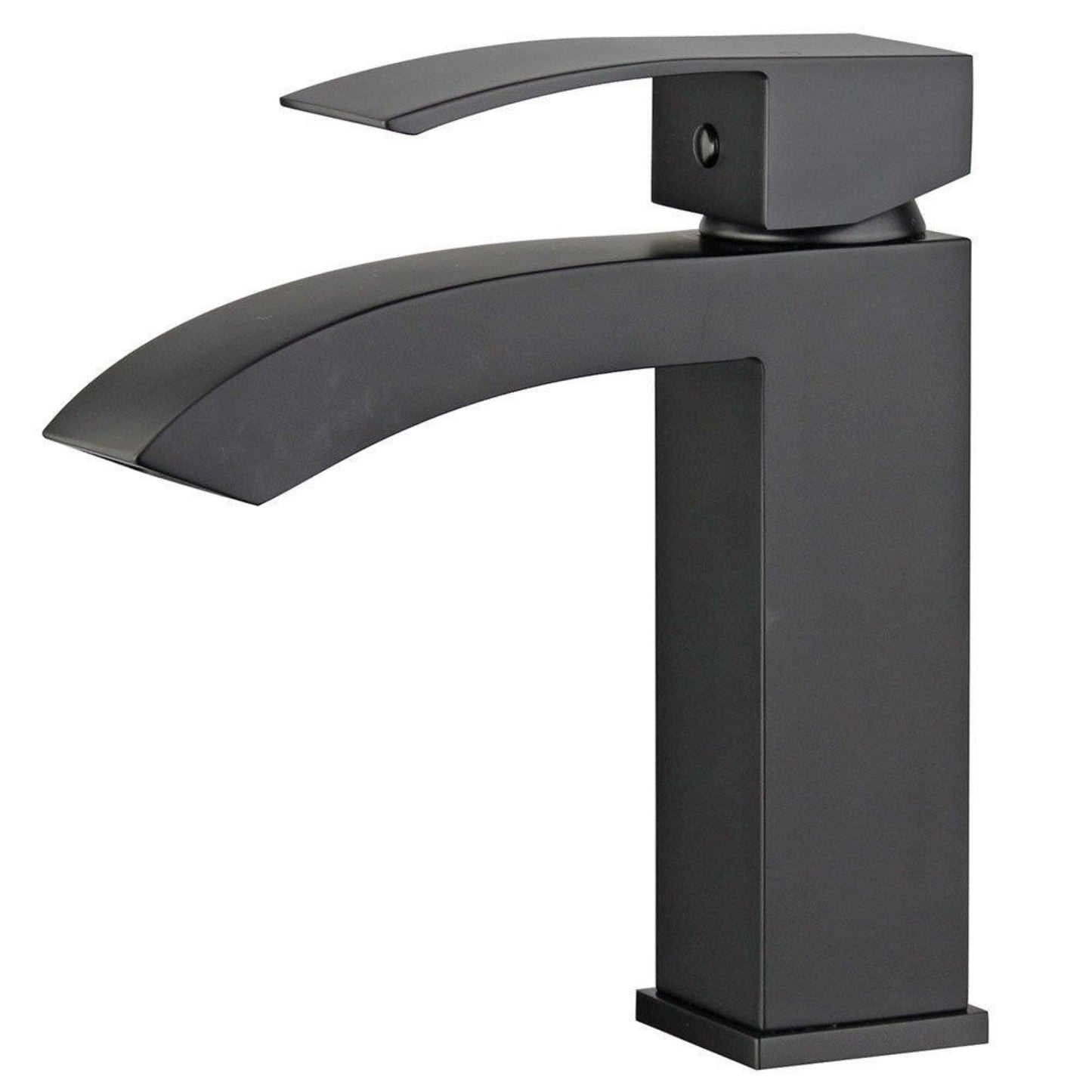 Cordoba Single Handle Bathroom Vanity Faucet in Black
