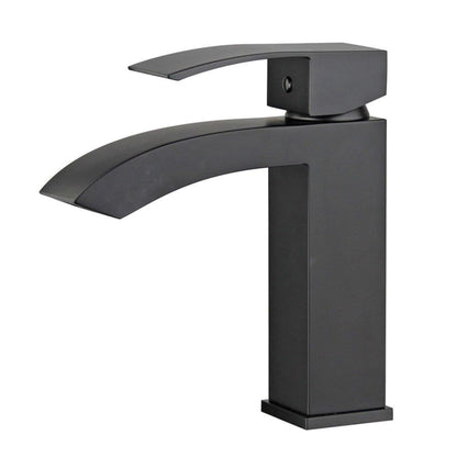 Cordoba Single Handle Bathroom Vanity Faucet in Black