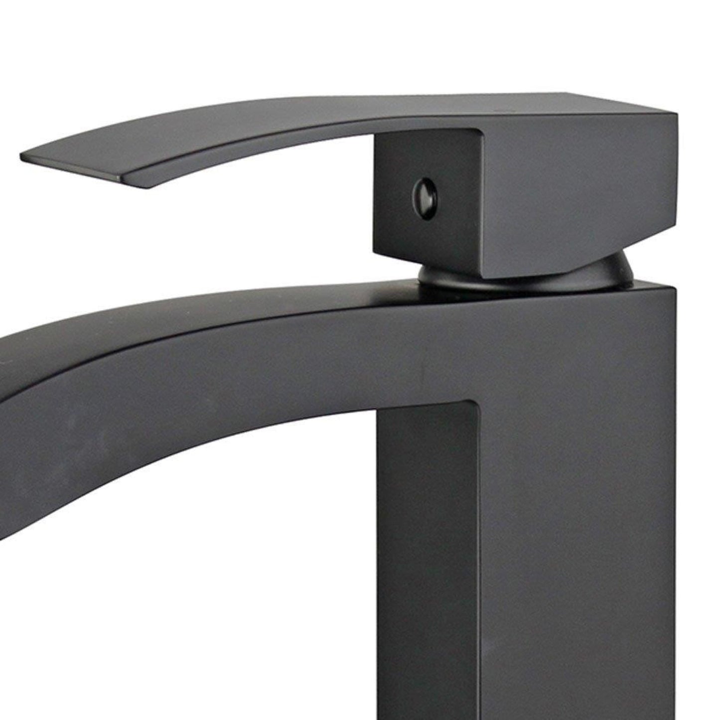 Cordoba Single Handle Bathroom Vanity Faucet in Black