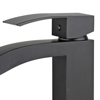 Cordoba Single Handle Bathroom Vanity Faucet in Black