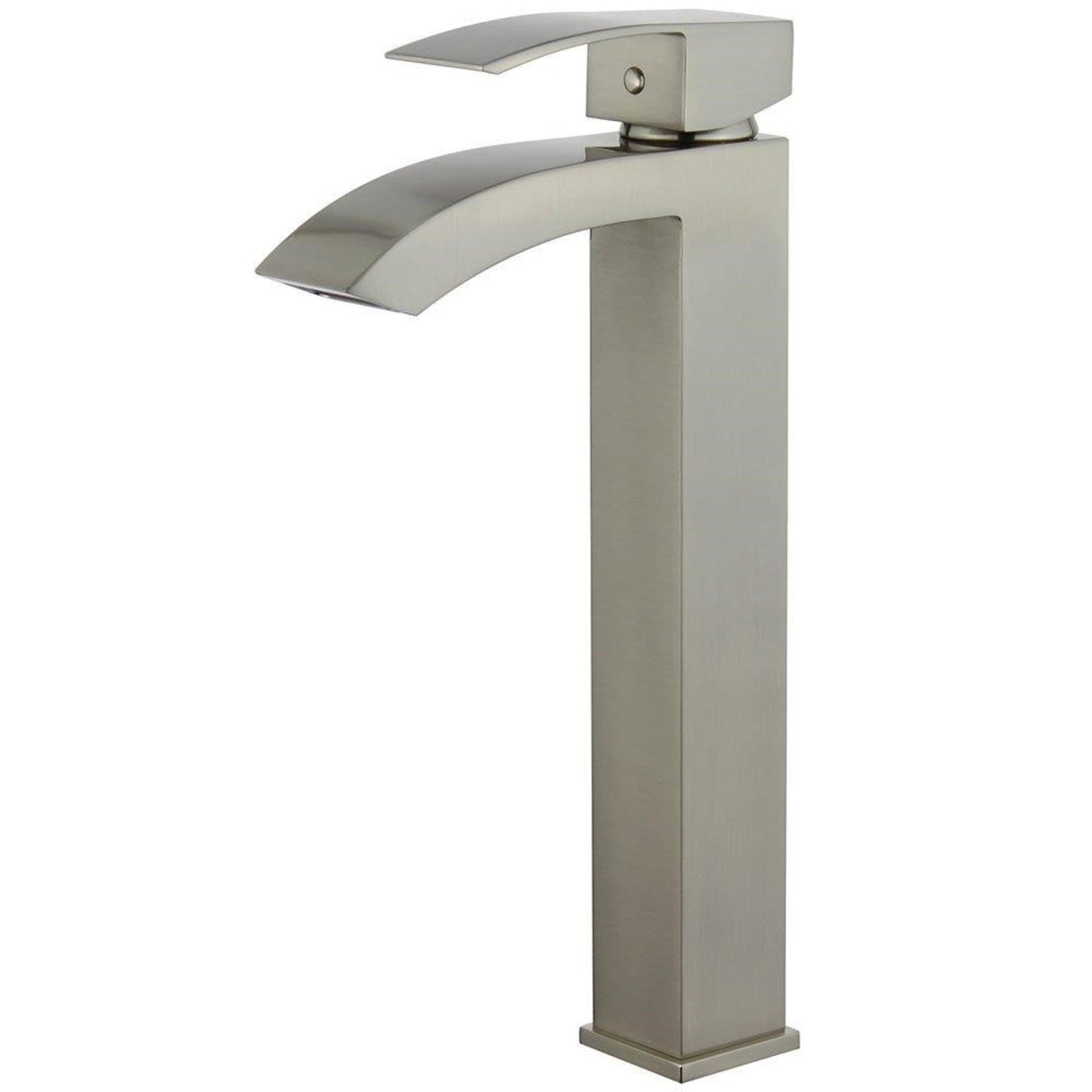 Palma Single Handle Bathroom Vanity Faucet in Brushed Nickel