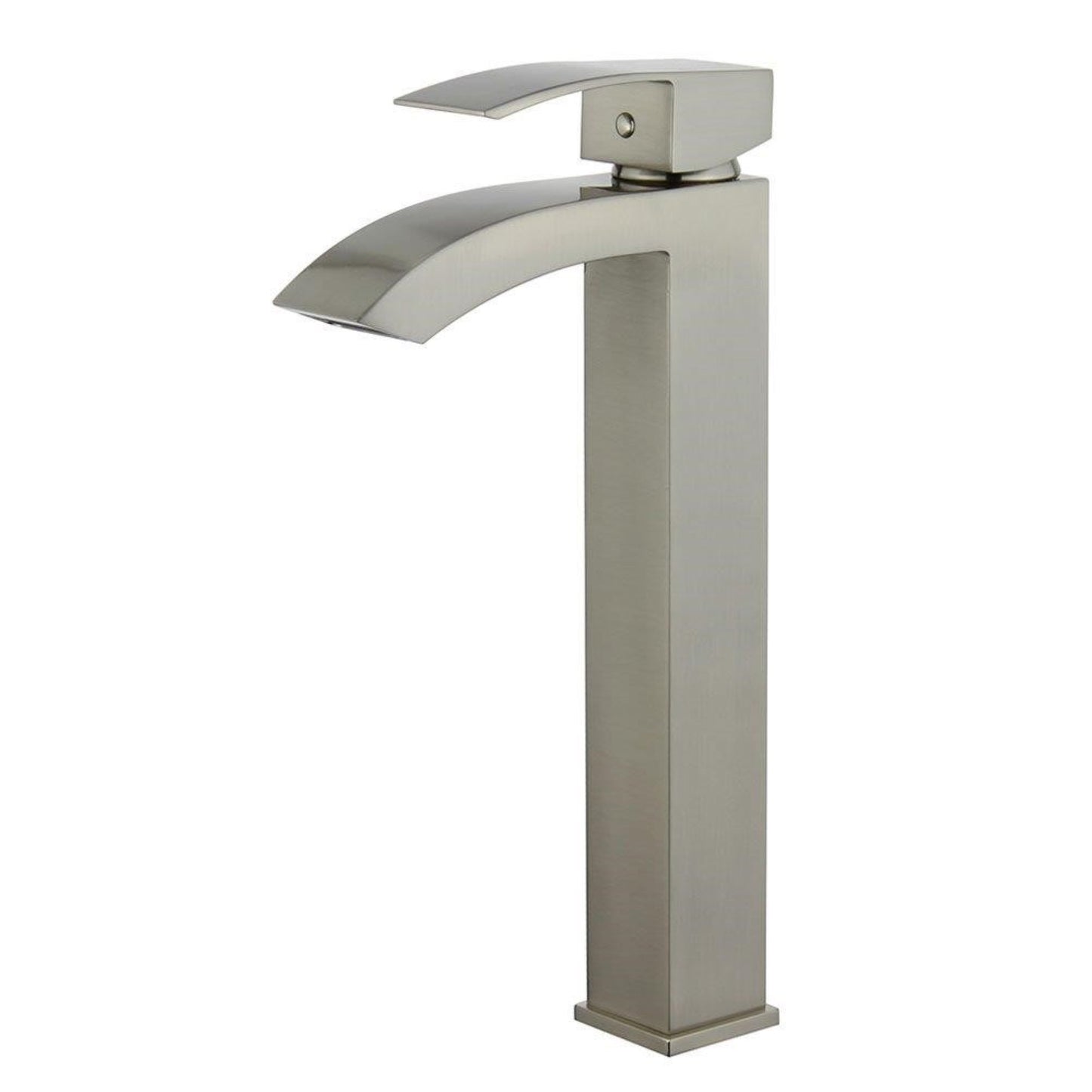 Palma Single Handle Bathroom Vanity Faucet in Brushed Nickel