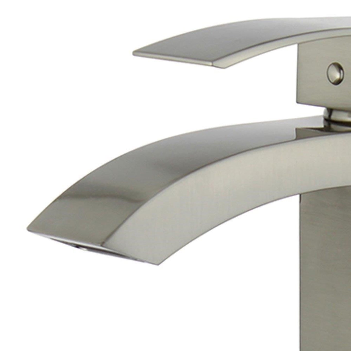 Palma Single Handle Bathroom Vanity Faucet in Brushed Nickel