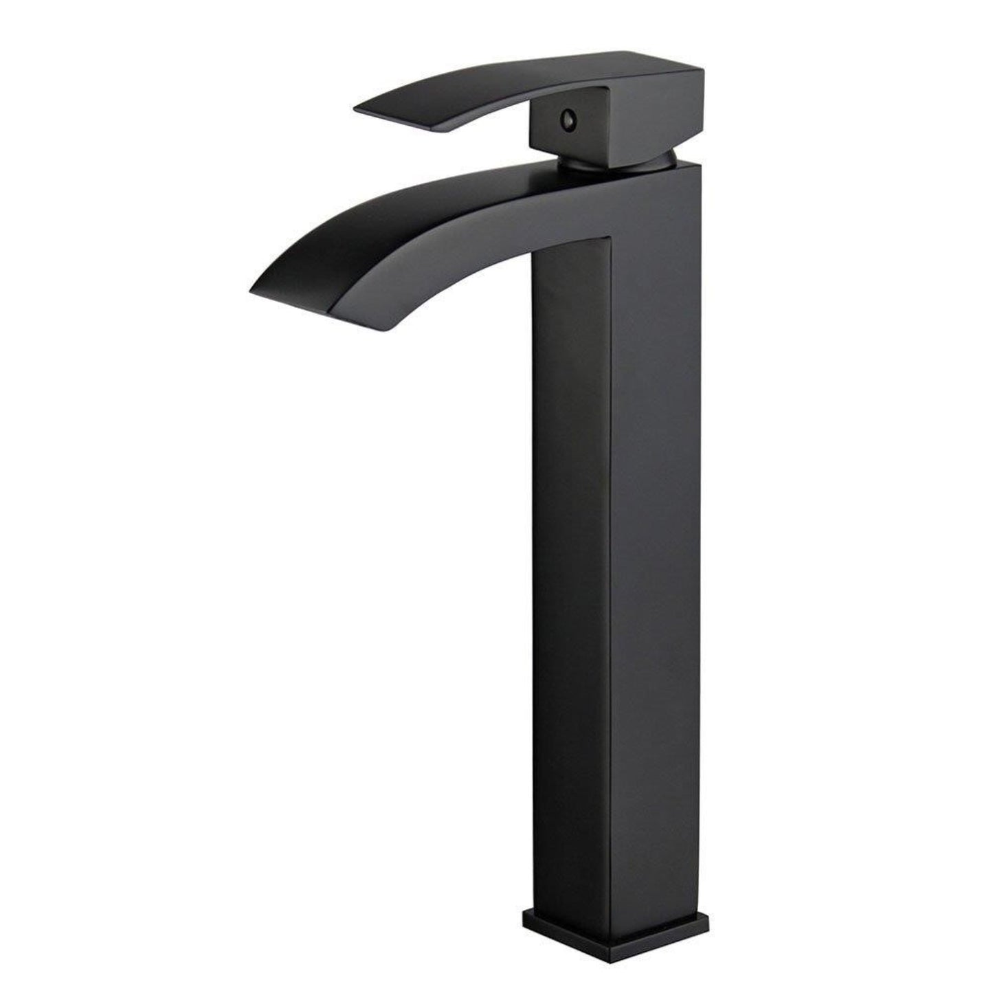 Palma Single Handle Bathroom Vanity Faucet in Black