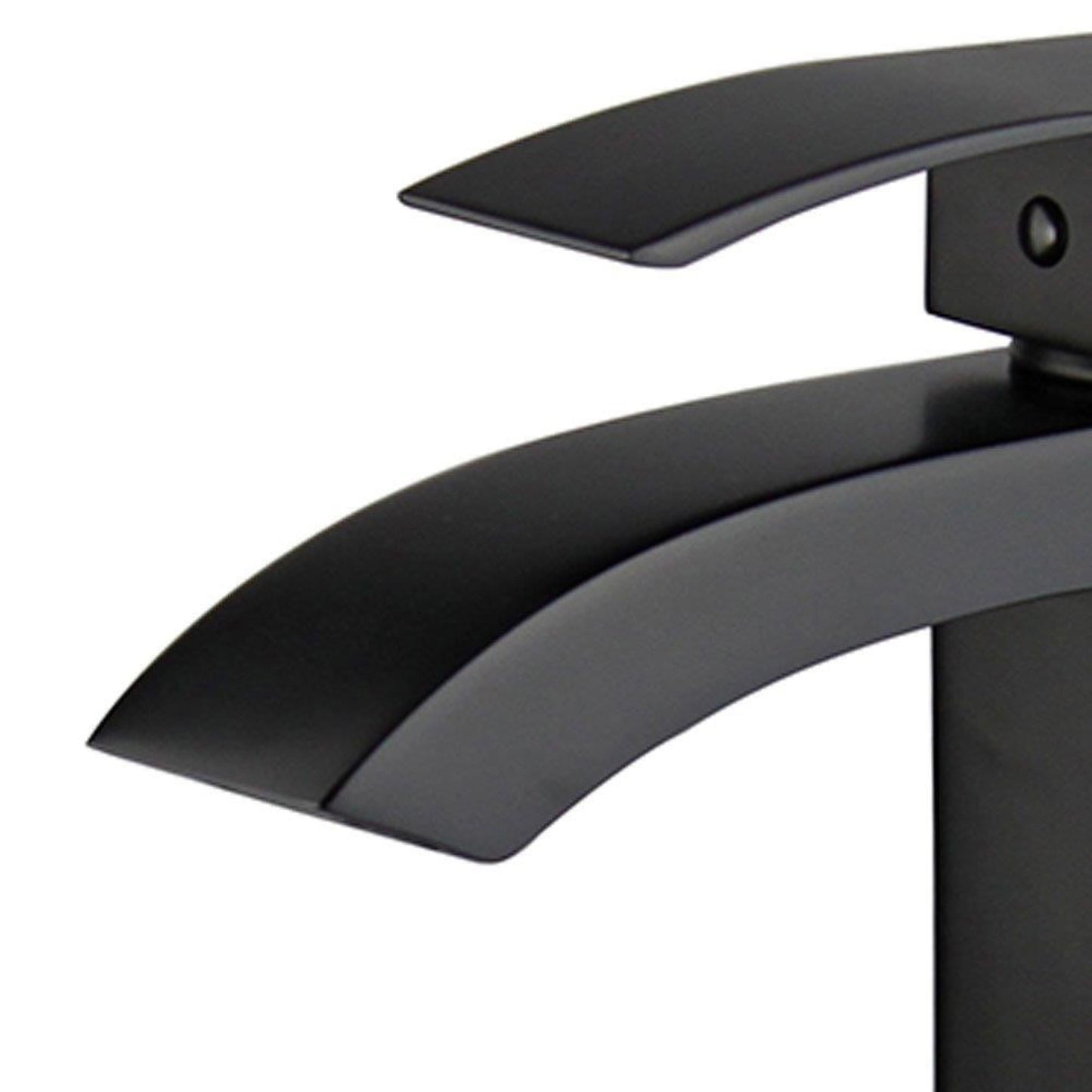 Palma Single Handle Bathroom Vanity Faucet in Black