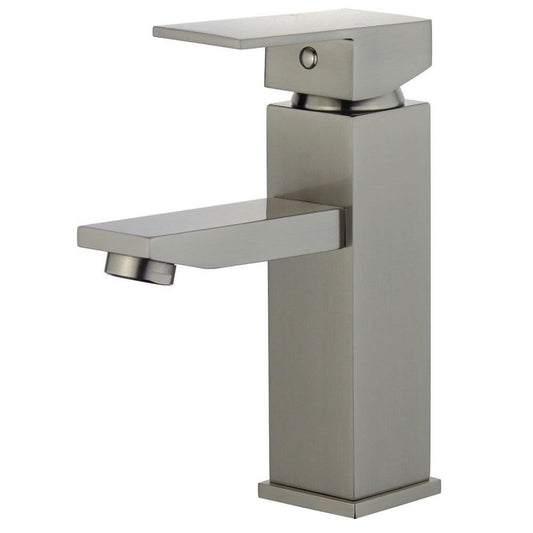 Granada Single Handle Bathroom Vanity Faucet in Brushed Nickel