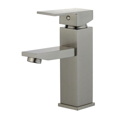Granada Single Handle Bathroom Vanity Faucet in Brushed Nickel