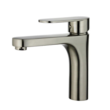 Donostia Single Handle Bathroom Vanity Faucet in Brushed Nickel