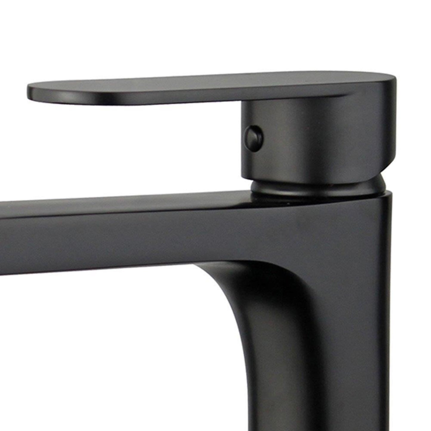 Donostia Single Handle Bathroom Vanity Faucet in Black