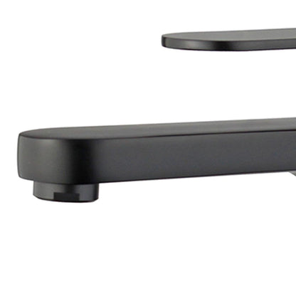 Donostia Single Handle Bathroom Vanity Faucet in Black