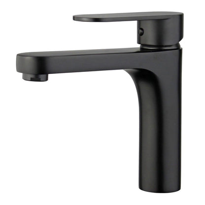 Donostia Single Handle Bathroom Vanity Faucet in Black