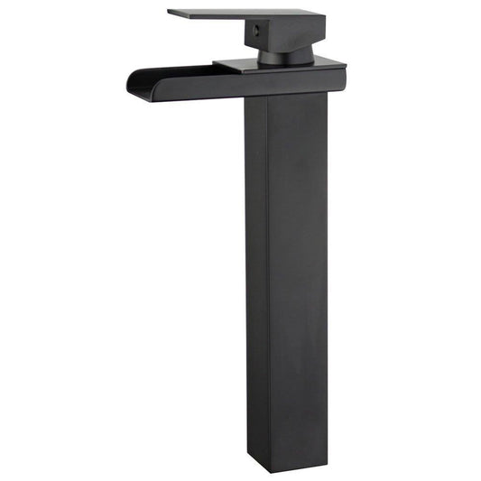 Oviedo Single Handle Bathroom Vanity Faucet in Black