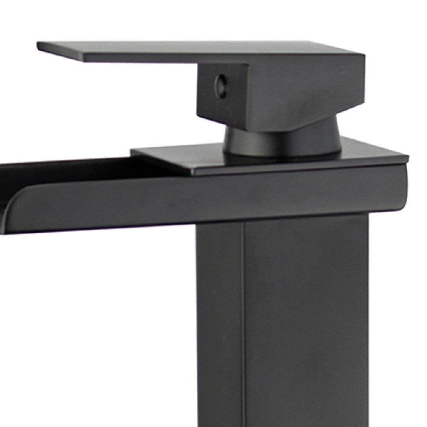 Oviedo Single Handle Bathroom Vanity Faucet in Black